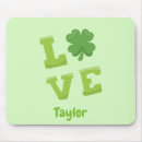Search for st patricks day mouse mats Shamrock