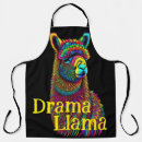Search for funny llama aprons Drama