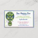 Search for sewing business cards Blue