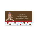 Search for boy monkey return address labels Birthday