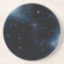 Search for space sandstone coasters Night sky