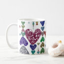Search for colorful hearts mugs Rainbow