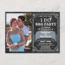 Search for chalkboard engagement party invitations Bbq