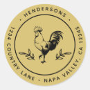 Search for rustic rooster stickers Country