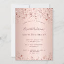 Search for girly 30th birthday invitations Elegant