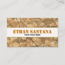 Search for camouflage business cards Rustic