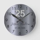 Search for 25th anniversary clocks Couple