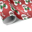 Search for santa clause wrapping paper Black