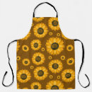 Search for sunflower design aprons Nature inspired
