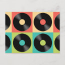 Search for vintage record postcards Music