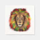 Search for lion napkins Rasta