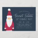 Search for secret santa exchange invitations Cute