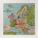 Search for europe map puzzles Vintage