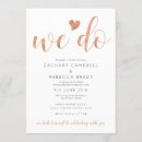 Search for rose gold foil invitations Rustic