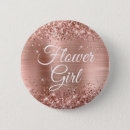 Search for flower badges rose gold