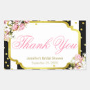 Search for white rose thank you stickers Gold