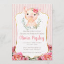 Search for this little piggy invitations Pink