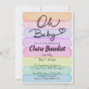 Search for pastel colors baby shower invitations Watercolor