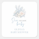 Search for beach baby shower stickers Sea you soon baby