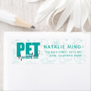 Search for pet return address labels Veterinarian