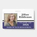 Search for reunion name tags badges Navy blue