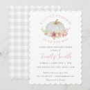 Search for little pumpkin baby girl shower invitations Pink