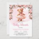 Search for ballerina bear invitations Floral