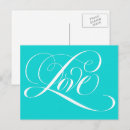 Search for blue hearts postcards Calligraphy