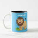 Search for happy lion mugs Cartoon
