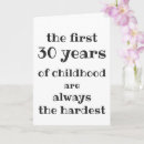 Search for 30 years birthday cards Typography