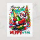 Search for champagne christmas cards Santa