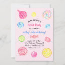 Search for lollipop birthday invitations Sweet celebration