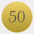 Search for 50th anniversary celebration stickers Golden