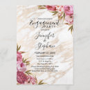 Search for marble engagement party invitations Pink