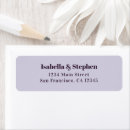 Search for deep purple return address labels Lavender