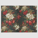 Search for christmas vintage tissue paper Poinsettia