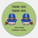 Search for twin thank you stickers Blue