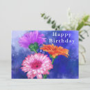 Search for purple daisy birthday cards Pink