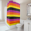 Search for orange stripes shower curtains Bright
