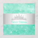 Search for silver and green sweet 16 invitations Glitter