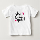 Search for she said yes tshirts Bride to be