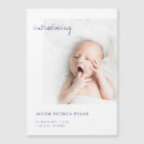 Search for magnetic birth announcement cards Modern