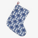 Search for blue and white christmas stockings Luxury