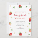 Search for berry birthday invitations Girl