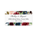 Search for winter blue return address labels Floral