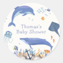 Search for baby dolphin stickers Ocean