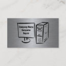 Search for electronic computer business cards Modern