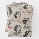 Search for fashion wrapping paper Hair