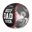 Search for best dad ever baseballs Black and white