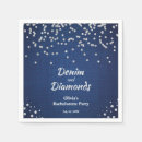 Search for elegant denim and diamond Bridal shower